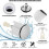 Replacement stopper for kitchen and bathroom sink (40 mm) VHV 2