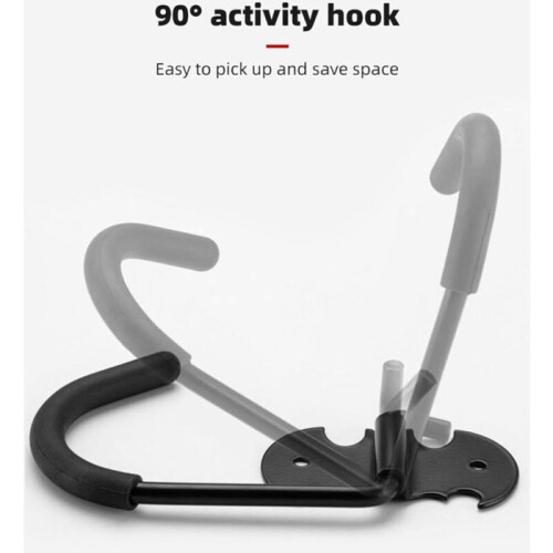 Vlo Garage Robust bicycle wall bracket for garage organization, multifunctional hook, VHV Saver 2