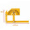 Multi-angle ruler, protractor, tool, ruler, measuring instrument, foldable semi-circle ruler VHV 4