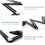 Multi-angle template tool measuring ruler multi-functional aluminum alloy ruler porous ruler VHV tool 3