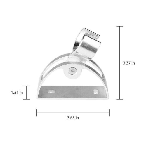 Aluminum Bathroom Wall Mount Shower Head Holder Bracket Home Mounting Bracket VHV 1