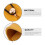 VHV Portable Leather Glasses Case for Travel, Yellow, 3-Pack 4