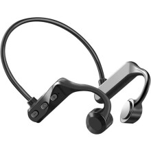 Bone Conduction Bluetooth In-Ear Headphones, Wireless, IPX7 Waterproof, Black