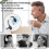 Bone Conduction Bluetooth In-Ear Headphones, Wireless, IPX7 Waterproof, Black 3