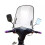 Universal wind deflector for motorcycle windows, clear, 2 mm thick 3