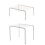 Iron kitchen storage rack, cupboard shelf, draining rack, spice rack, spice bottles, shelves 1