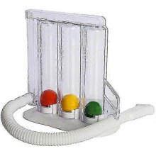 Deep Breathing Lung Exerciser - Three-ball Transparent Breath Exercise Measurement System | Washable & Hygienic