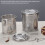 Stainless steel tea filter with hanging chain, diameter 12 cm, 4.7 inches 3