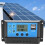 Blue automatic PWM solar controller with LED electronic microcontroller for outdoor off-grid solar systems 4