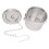 Stainless steel tea filter with hanging chain, diameter 12 cm, 4.7 inches 1