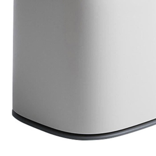Attachable desk waste bin, mini waste bin with lid for pharmacy, dark blue and white 2