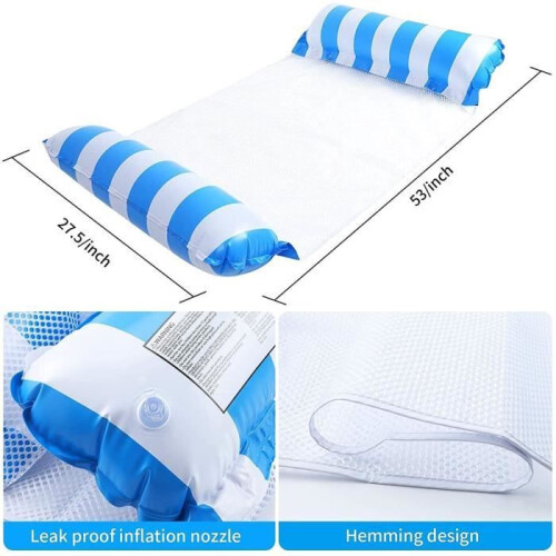 Inflatable floating bed, water hammock, floating water hammock, water hammock, multi-U-shaped floating bed 1