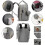 Diaper Bag Backpack with Holder - Gray - Everyday - Shoulder Strap - Oxford Fabric 4