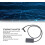Ethernet Adapter Rectangle Satellite Internet Powerline for Wired External Network 2