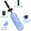 Rim cleaning brush, microfiber brush, scratch-resistant, blue 3