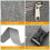 Stroller and buggy storage bag, diaper bag, accessory for all stroller models – gray 4