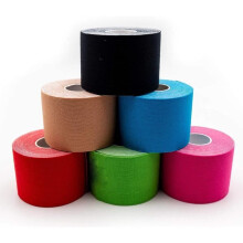 Kinesiology tape – unspecified – 6 pieces – waterproof – 5 cm wide – multi-sport