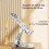 Multi-angle Tablet Stand, 360 Rotatable, Foldable Aluminum Tablet Holder, Compatible with 4.7-12 Inch Tablets 3