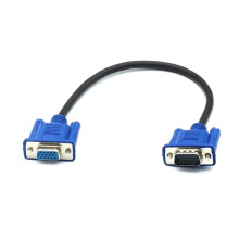 VGA/SVGA HDB 30cm 50cm VGA HD Cable Male to Female Extension Computer Monitor Cable 30CM 1FT 50CM 100CM 150CM 3M 5M (Size : 30CM)