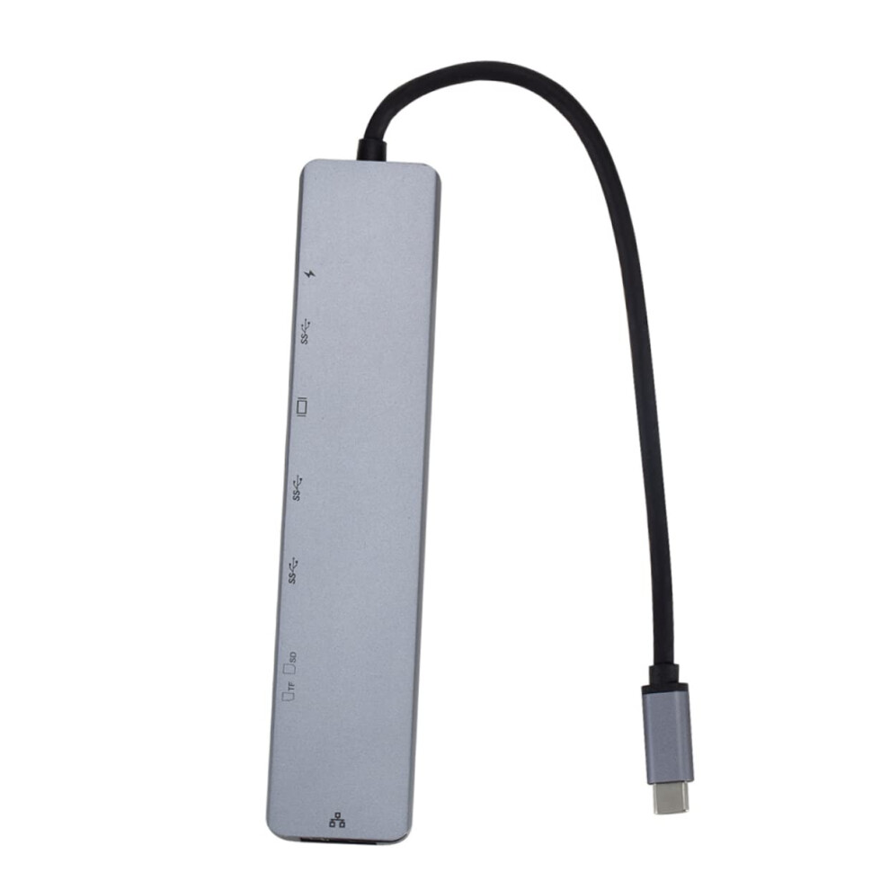 Type Adapter 2 3.0 Ports Slot Hub 4K Video Output Ethernet Charging Aluminum Alloy Construction 940534614536
