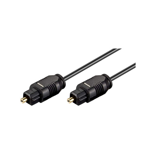 51218 Optical Cable, Black, 2.2 mm Diameter, 3 m Cable Length