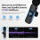 Microfono lavalier wireless per registrazione video, streaming live, podcast, vlog, YouTube/TikTok (iOS e USB-C/2MIC) 4