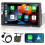Autoradio DIN con touchscreen da 7 pollici, compatibile con Apple CarPlay e Android Auto, Bluetooth/Link 1