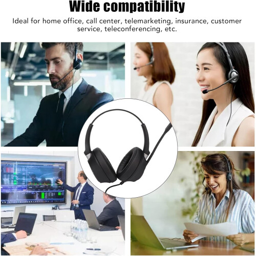 USB Gaming Headset,PC Headset Noise Canceling Volume Adjustment Computer Gaming Headphones with Microphone 1