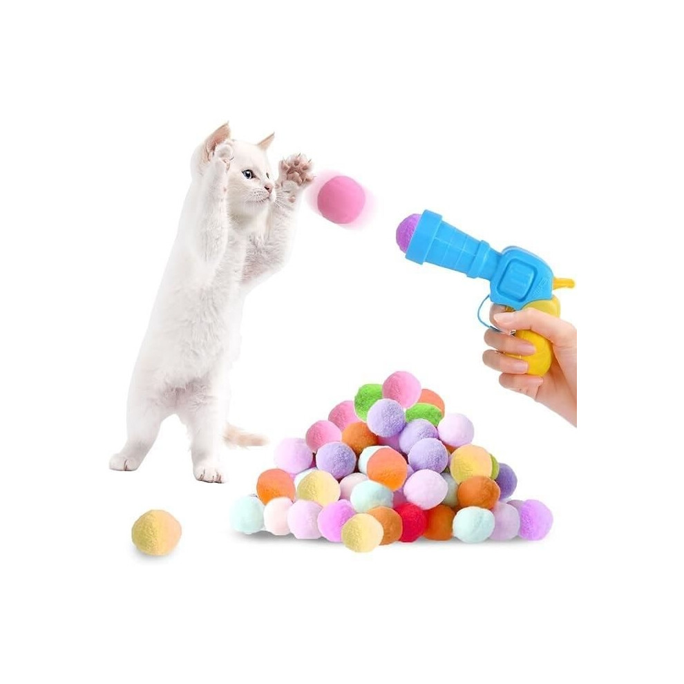 Giocattoli Per Gatti: 30 Palline, Palla Rimbalzante Di Peluche, Giocattoli Interattivi Per Gatti, Giocattoli Interattivi Per Gatti Per Uso Interno