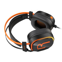 V10 Computer Gaming Headsets Headphones with Touchable Volumes Control Skin Friendly Leather and Breathable Earmuffs/1747