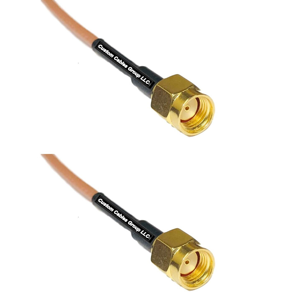 1 Feet Rg316 Rp-Sma Male To Rp-Sma Male Rf Pigtail Coaxial Cable 940534615717