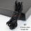 (G) 5m Flat Leather Cord Strand String Rope for Necklace Bracelet Jewelry Making DIY 1