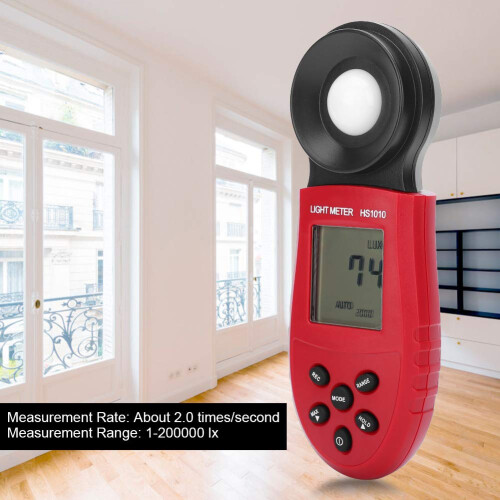 HS1010 Handheld Light Meter Digital Display Electric Illuminometer for Home Office 2