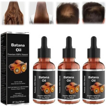 Olio di Batana (3 pezzi) per capelli sani, favorisce il benessere dei capelli, migliora la lucentezza del cuoio capelluto e rende i capelli più