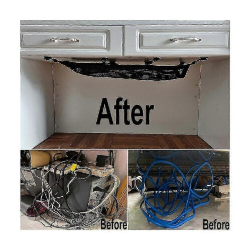 Net Under Desk, Extra Cable Net, Flexible Privacy Mesh Net, Under Desk Net 2
