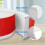 Battiscopa flessibile autoadesivo - PVC - 3 m - Bianco - Larghezza 10 cm - Interno 3