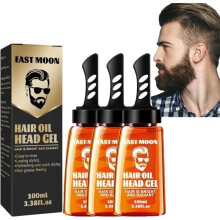 Cera 2 in 1 con pettine, gel modellante a lunga tenuta per uomo, 100 ml