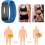 Bracciale - Josfit - Lymphonod - Titanio - Regolabile - Unisex Bianco e Nero 3
