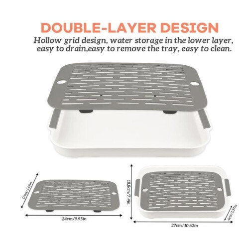 Toilette per conigli - MARCA - Junior - Antiscivolo - Facile da pulire - Versatile 1