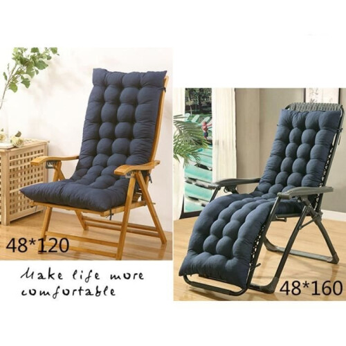 Cuscino pieghevole antiscivolo per sdraio - Marca - Modello - Thick Comfort - 48 x 160 cm - Nero 1