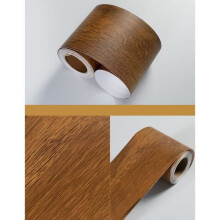 Piastrelle, adesivi murali effetto legno per battiscopa, adesivi murali per soggiorni, bagni, bordure - PW Wood - 5m x 10cm