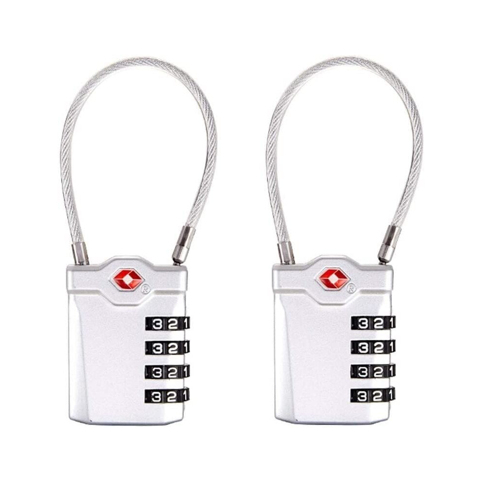 Code Padlock,Padlocks For Travelling, Luggage Padlocks,Combination Padlocks,2 Pack Luggage Locks 940534617742