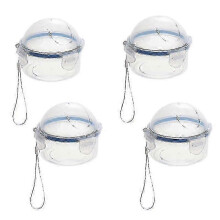 4pcs Reusable Food Saver Box Tomato Garlic Onion Lemon Keeper Refrigerator Clear Box Vegetable Fruit Holder