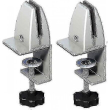 Screen Partition Clip, 2 Pcs Office Desk Divider Clamp Bracket Sneeze Guard Screen Divider Stand Des