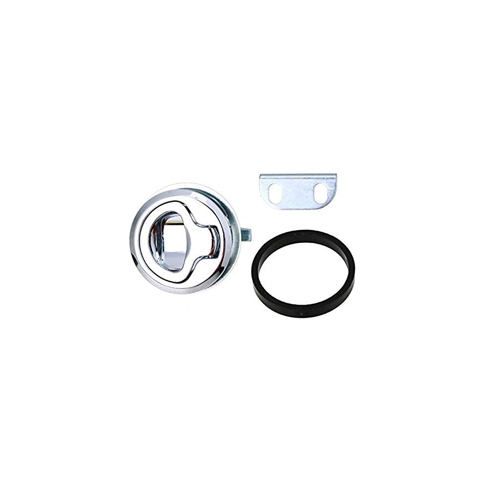 Camper Car Flush Pull Slam Latch Hatch With Locks Door For Rv Marine Boat Deck Hatch Caravan Motor Cabinet Drawer Hardware - (Color:) 940534618190