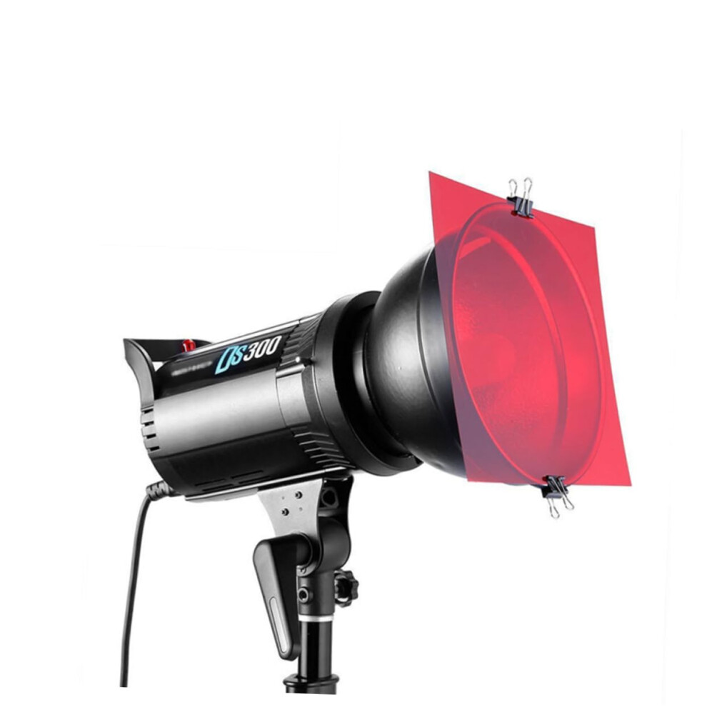 12'' Flash Lamp Filter Set 8Pcs Gel Filters Professional Optical Filters For Studio Photography Led Lights High Transmissi 940534618275