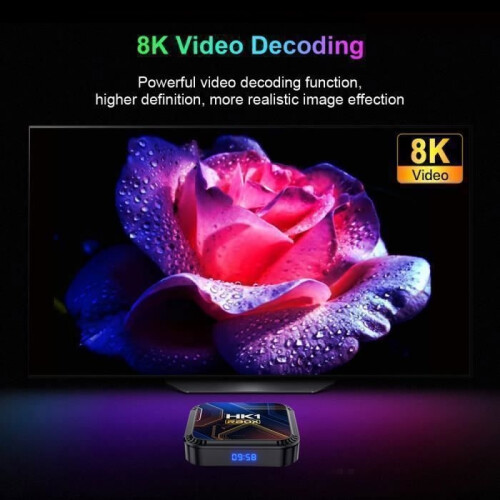 Android TV Box Android 13 Smart TV BOX, IPTV Box Wifi 4G + 64GB H616 8K Netflix Google Store Android Media Box 2