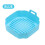 Accessori da cucina - MOOHOP - Cestello per friggere in silicone - 2 pezzi - Resistente al calore - Blu 2