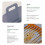 Accessori da cucina - MOOHOP - Cestello per friggere in silicone - 2 pezzi - Resistente al calore - Blu 3