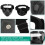Maschera di sicurezza – SONEW – Maschera antiappannamento – Resistente agli urti – Nera e trasparente – Unisex 2